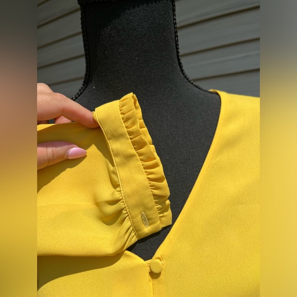 Loft mustard blouses - Picture 6 of 10